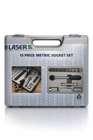 Laser 15 Piece Metric Socket Set 1/2 drive