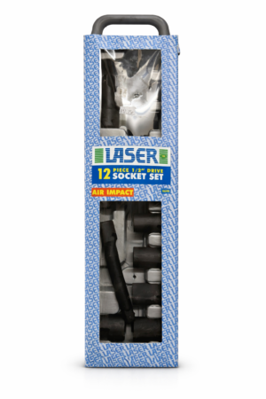 Laser 12 Piece 1/2 drive socket set